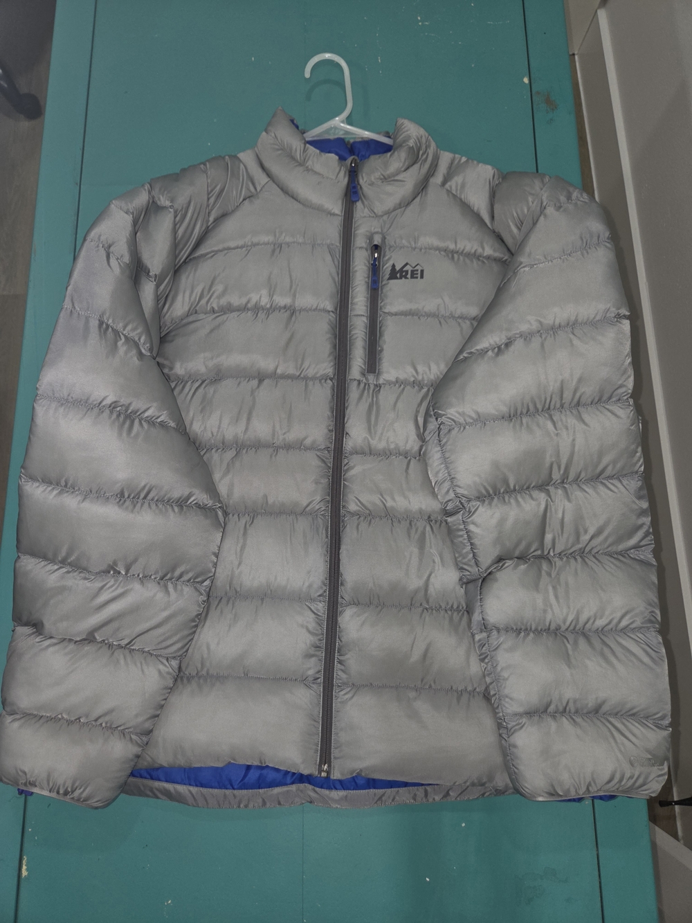 REI PERTEX QUANTUM 650 DOWN JACKET MENS XXL Gray